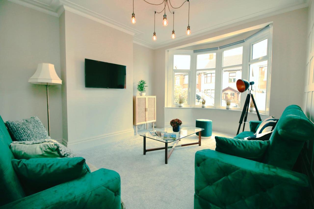 Xxhot Tubxx 4Bed Semi, Sleeps 8, 2 Bathrooms Blackpool Exterior foto